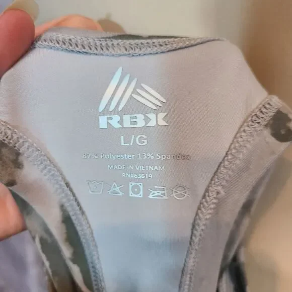 RBX Camo Racerback Tank Top Size Large - Picture 4 of 4